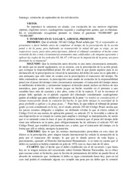 Sentencia de la Corte de Apelaciones por el secuestro de Germán Moreno Fuenzalida