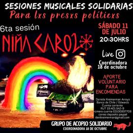 Sesiones musicales solidarias para los presos politicos - 6ta sesión