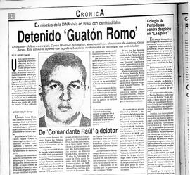 Detenido "Guatón Romo"