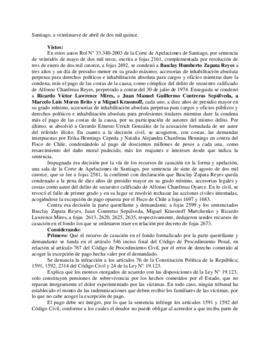 Sentencia de la Corte Suprema por el secuestro de Alfonso Chanfreau Oyarce