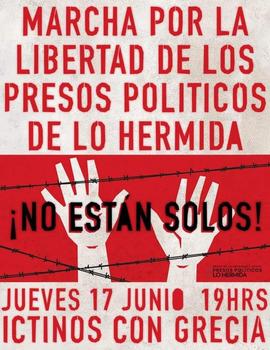 Marchas por la libertad de los presos políticos de Lo Hermida