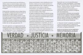 Memoria, verdad, justicia