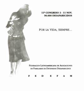 XI Congreso 3-11 Nov. 90.000 desparecidos