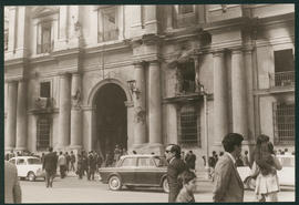 Fotografía del Palacio La Moneda Bombardeado