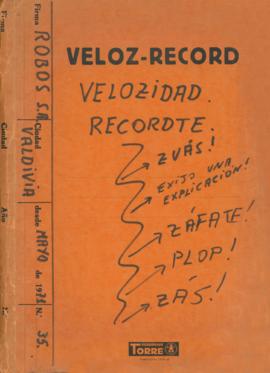 Carpeta de Sergio Reyes Navarrete con escritos y dibujos