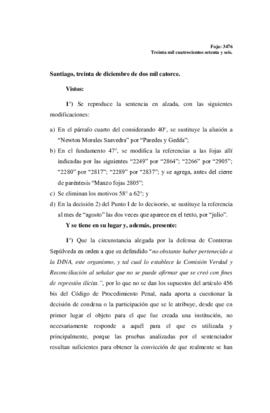Sentencia de la Corte de Apelaciones por el caso de Máximo Gedda Ortiz y Alejandro Parada González