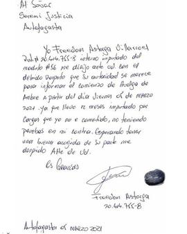 Carta de Freedom Astorga