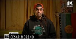 Testimonio de César Moreno, preso de la revuelta