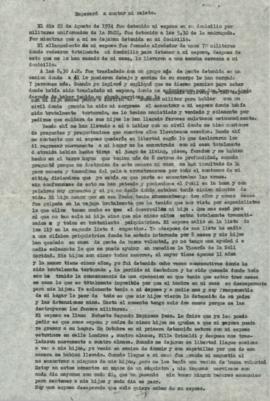 Declaración de Carmen Quezada sobre detención de Modesto Segundo Espinoza