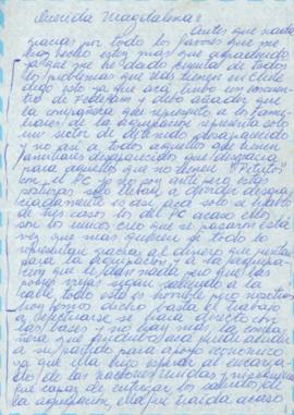 Carta de Marcelle Schraencen a Magdalena Navarrete