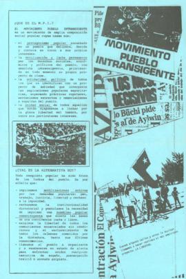 Volante del Movimiento Pueblo Intransigente