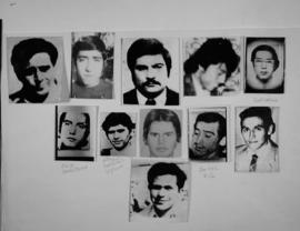 Fotografías de personas detenidas desaparecidas