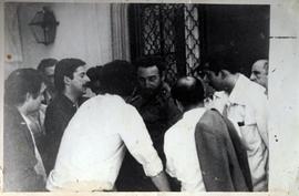 Fotografía dirigentes del MIR junto a Fidel Castro