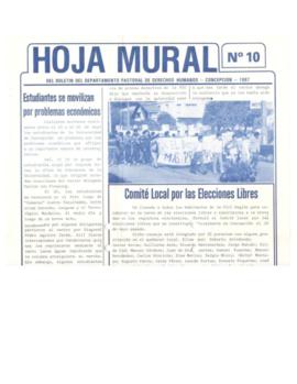 Derechos Humanos. Boletín del Departamento Pastoral Arzobispado de Concepción