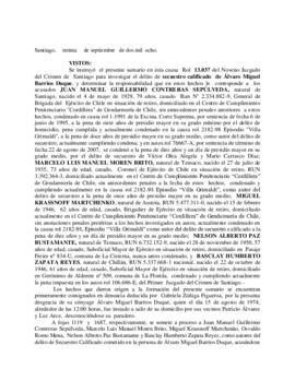 Sentencia por secuestro calificado de Álvaro Barrios Duque