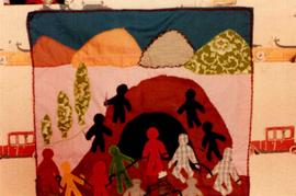 Trabajo de arpillería de la AFDD