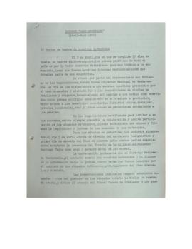 Informe "Caso arsenales" Abril - Mayo 1987
