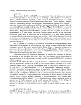 Sentencia de la Corte Suprema por el secuestro de Álvaro Barrios Duque