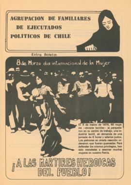 Boletín ¡A las mártires heroicas del pueblo!