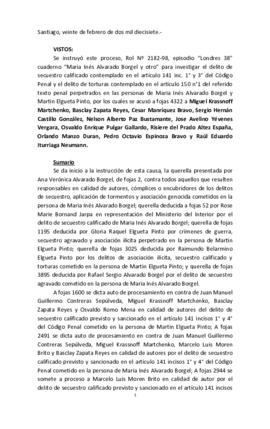 Sentencia final de primera instancia María Inés Alvarado Borgel - Martín Elgueta Pinto