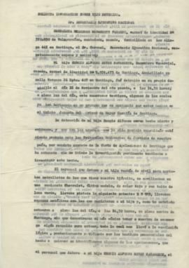 Carta de Magdalena a Coronel Espinoza de la Secretaría Ejecutiva Nacional de detenidos
