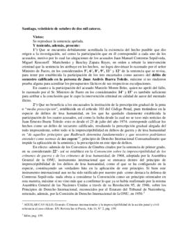 Sentencia de la Corte de Apelaciones por el secuestro de Juan Ibarra Toledo