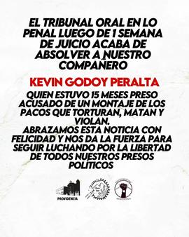 Absolución de compañero Kevin Godoy Peralta