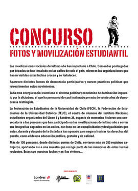Foto portada concurso fotos y movilización estudiantil