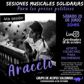 Sesiones musicales solidarias para los presos políticos - 4ta sesión