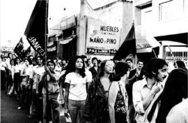 Mujeres en manifestación del FTR