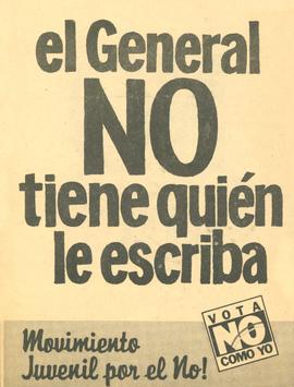 Volante "el General NO tiene quién le escriba"
