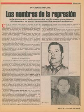 Informe Especial: Los nombres de la represión