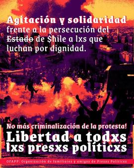 Agitación y solidaridad frente a la persecución del Estado de Chile a los que luchan por dignidad