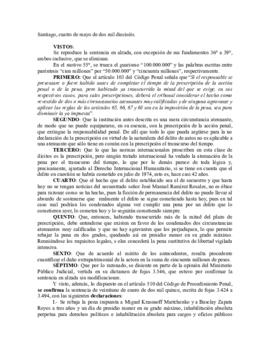Sentencia de la Corte de Apelaciones por el secuestro de Jose Manuel Ramírez Rosales