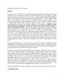 Corte de Apelaciones confirma condena en caso de hermanos González Inostroza, Leuthner y Troncoso