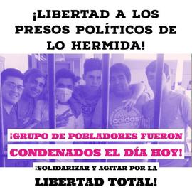 Libertad a los presos políticos de Lo Hermida