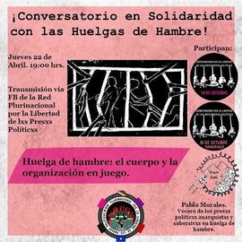 Conversatorio en solidaridad con las huelgas de hambre