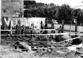 Fotografía de excavaciones en Lota