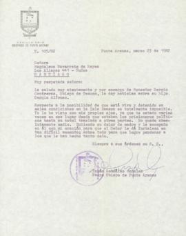 Carta de Tomás González Morales a Magdalena