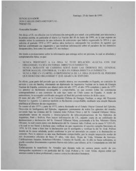 Carta de Italo Seccatore a Carlos Ominami