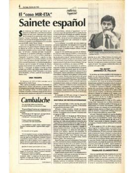 El "caso MIR-ETA". Sainete Español