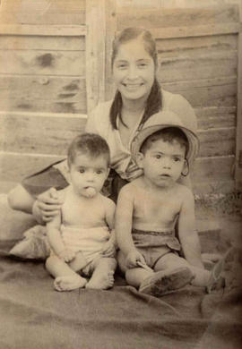Esposa e hijos de Joel Huaiquiñir