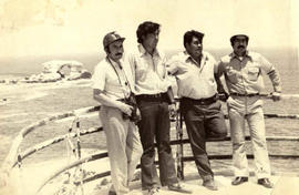 Joel Huaiquiñir con sus compañeros