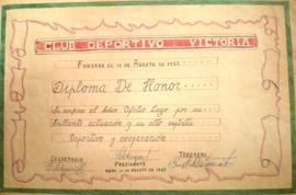 Diploma de honor